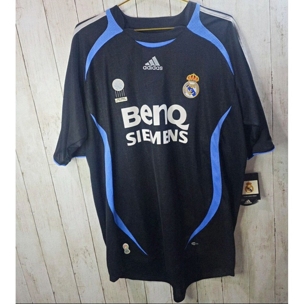 VTG 2006-07 Real Madrid GK Away Jersey Shirt Adidas BenQ Siemens Casillas NWT XL